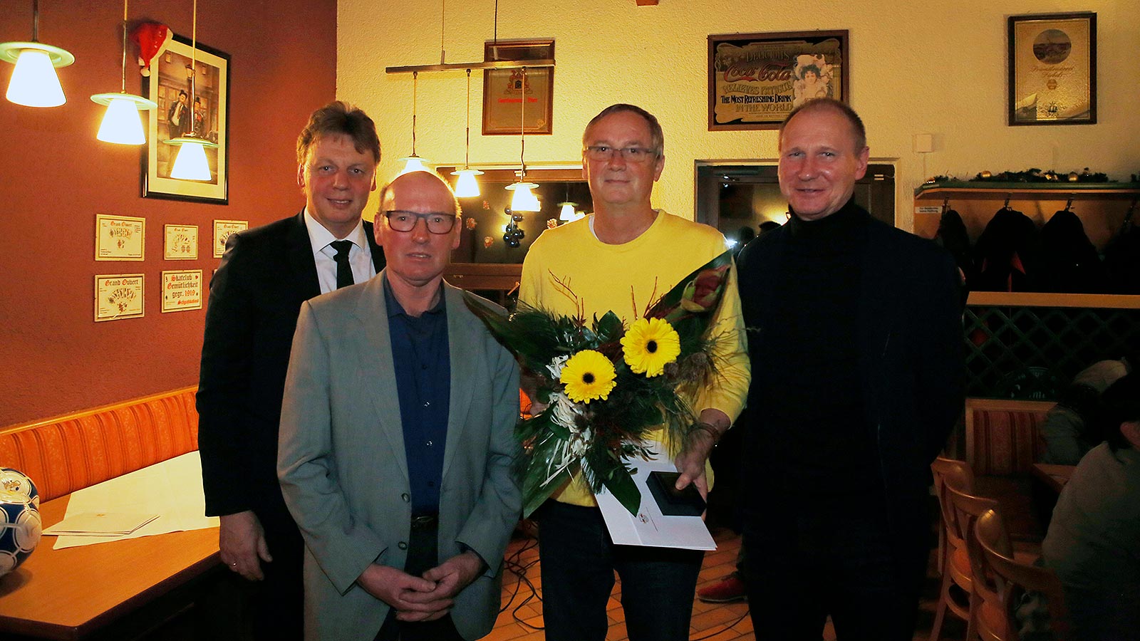 Erhielt die Ehrenamtsmedaille: Hans-Joachim Klinger von Lok Engelsdorf. (Foto: Dirk Knofe/Sportbuzzer)