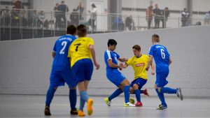 Die A- und B-Junioren spielten am 13. Januar in Abtnaundorf im Rahmen des 6. LVZ-SPORTBUZZER-Cups um die Hallenmeistertitel des FVSL. (Foto: Alexander Prautzsch)