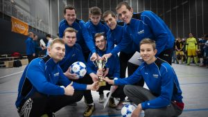 Die A- und B-Junioren spielten am 13. Januar in Abtnaundorf im Rahmen des 6. LVZ-SPORTBUZZER-Cups um die Hallenmeistertitel des FVSL. (Foto: Alexander Prautzsch)