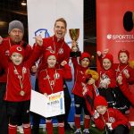 Die Bambini im Bereich des FVSL trugen am 9. Februar ihre HAllenendrunde im Rahmen des 6. LVZ-SPORTBUZZER-Cups aus. (Foto: Dirk Knofe)