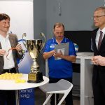 Am 4. April losten Dirk Majetschak (FVSL-Präsident), Heiko Rosenthal (Sportbürgermeister) und Volkmar Müller (Geschäftsführer Leipziger Gruppe) die Halbfinalpaarungen für den 8. Leipziger Cup aus. (Foto: Dirk Knofe)