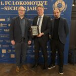 Ehrentafel zum 60. Vereinsjubiläum - Fußballverband Stadt Leipzig würdigt den 1. FC Lokomotive Leipzig