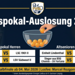 Pokalhalbfinale für den Kreispokal Herren und für die Altsenioren Ü40 ausgelost