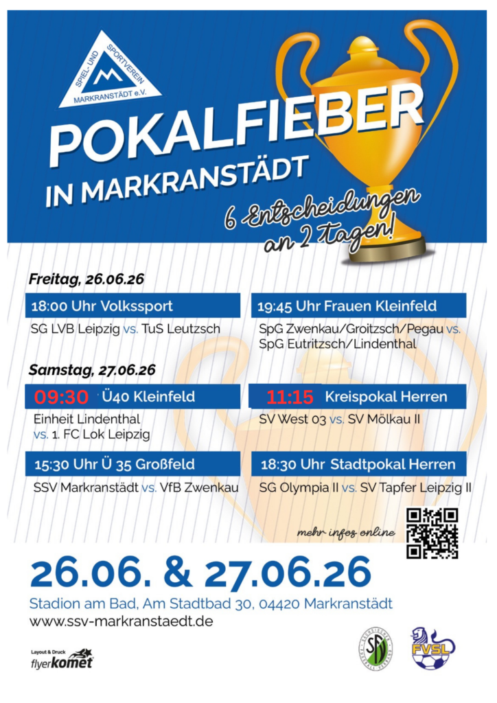 Pokalfinalspiele um die Pokale der Sparkassenversicherung Sachsen in Markanstädt